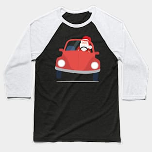 Santa Claus coming to you on his Car Sleigh this Christmas Baseball T-Shirt